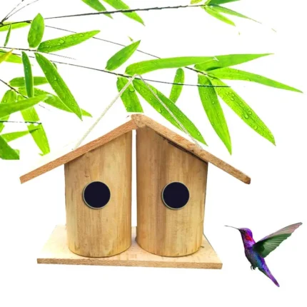 Double Hut Bamboo House