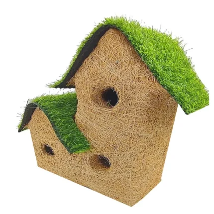 Trio Grass Bird Houses