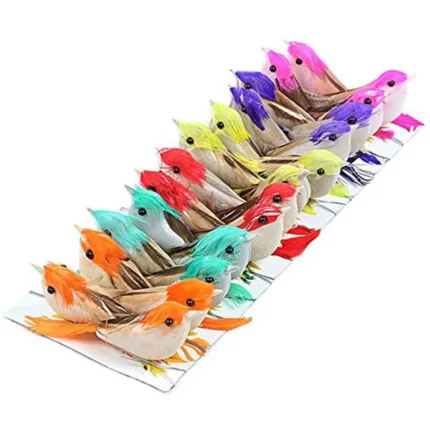 Artifictial Birds Pack 24 Pcs