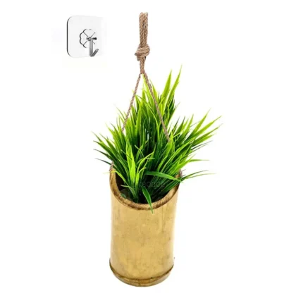 Vertical Bamboo Pot With Planter